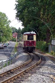 Der Zittauer Triebwagen zu Gast in Radebeul